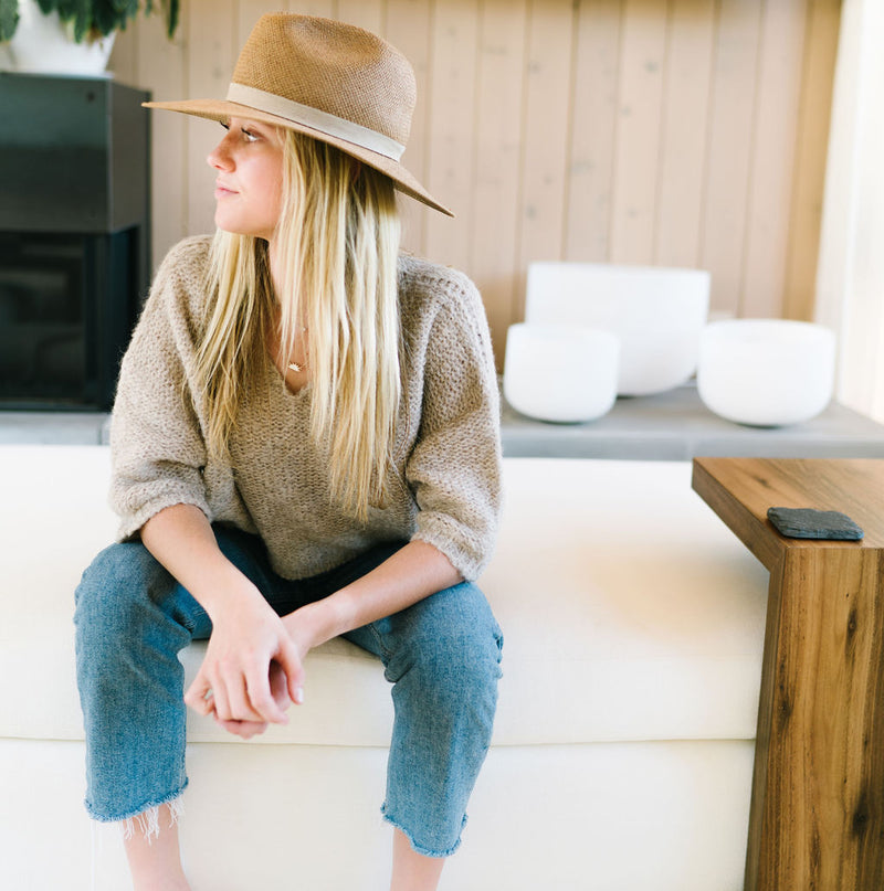 Oatmeal Nuna Brushed Sweater