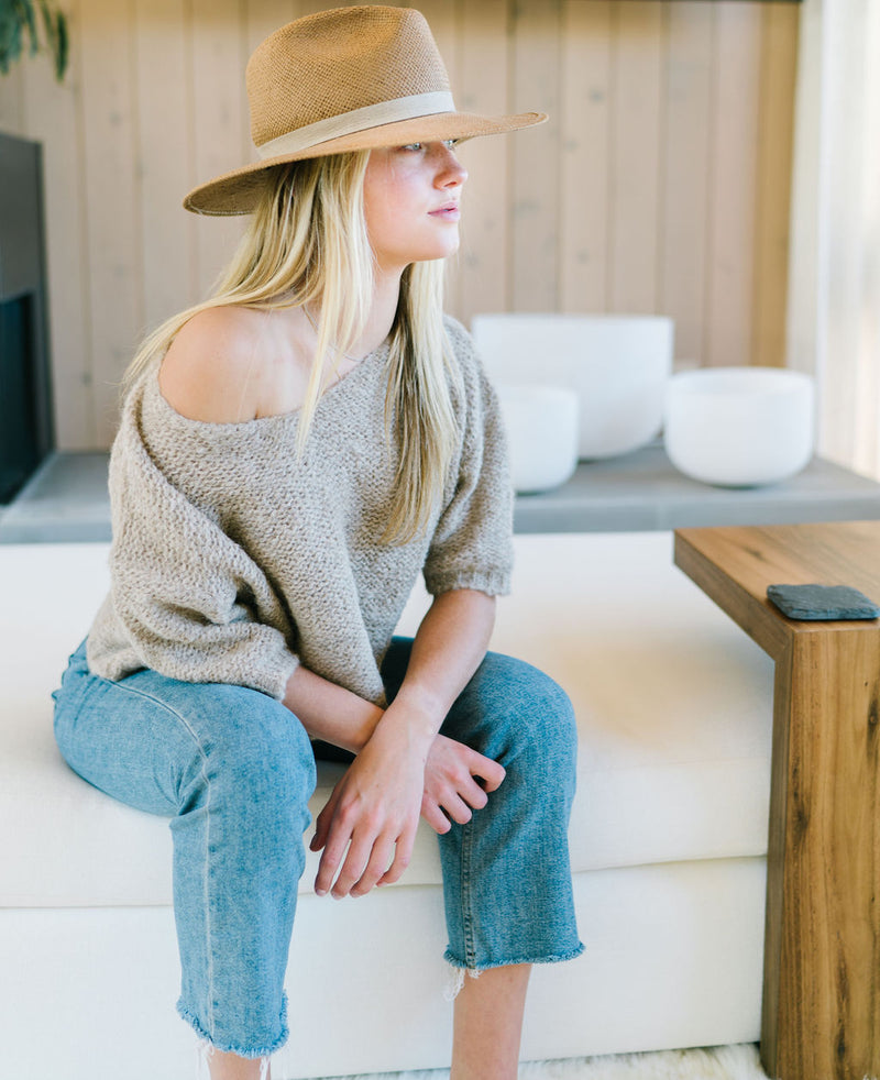 Oatmeal Nuna Brushed Sweater