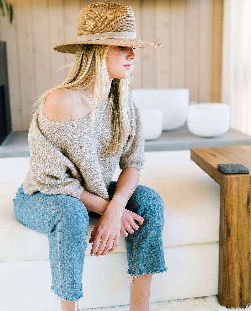 Oatmeal Nuna Brushed Sweater