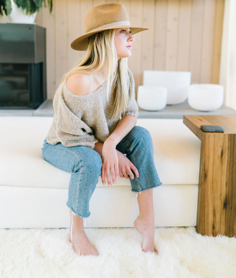 Oatmeal Nuna Brushed Sweater
