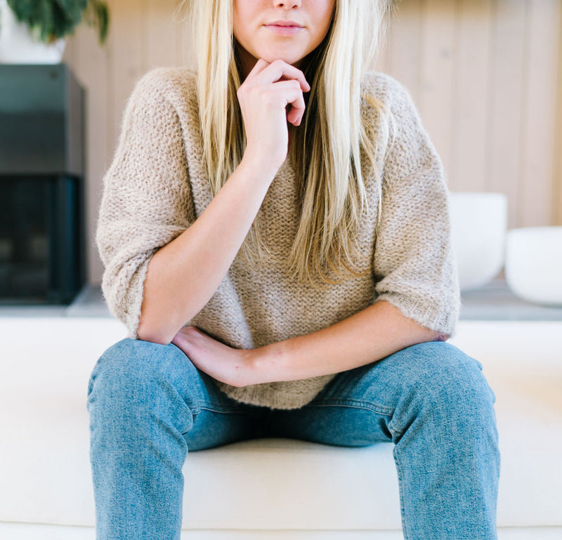 Oatmeal Nuna Brushed Sweater