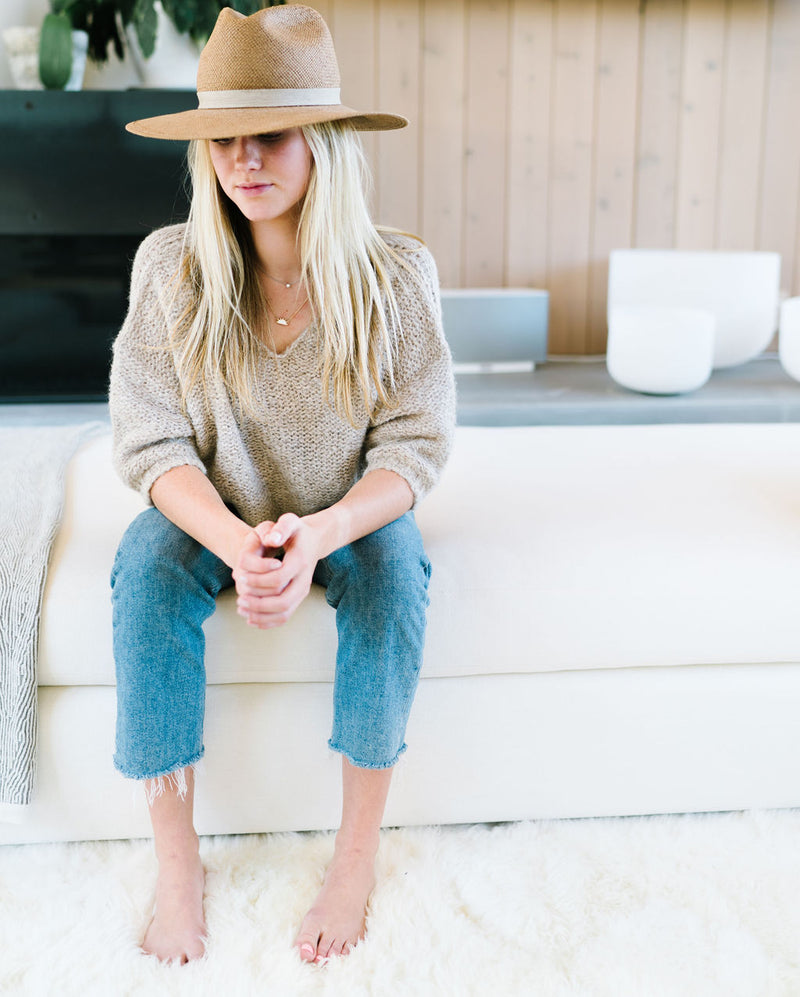 Oatmeal Nuna Brushed Sweater