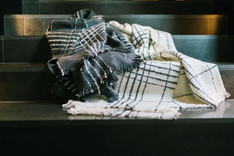 Cuadre Throw in Charcoal