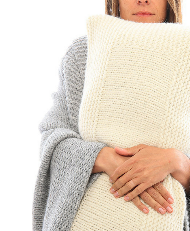 Abrazo Hand Knit Alpaca Blanket Throw - Sefte