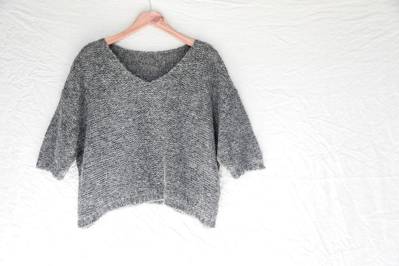 Charcoal Nuna Brushed Sweater - Sefte