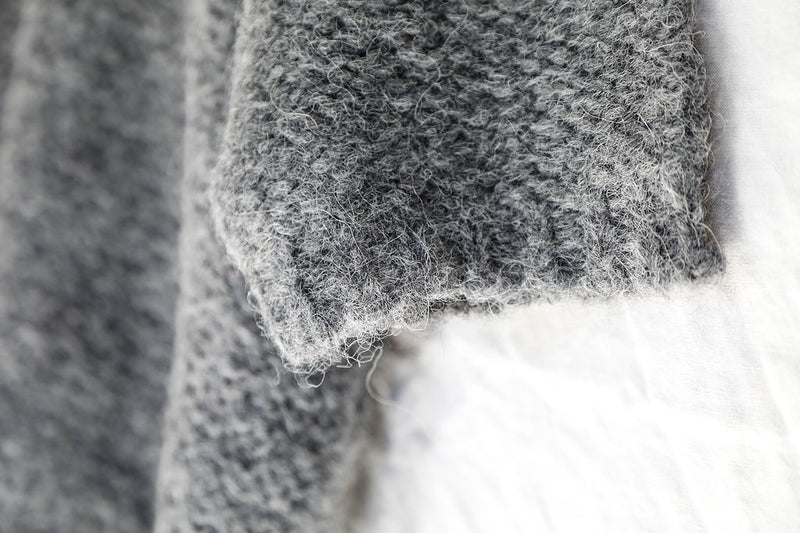 Charcoal Nuna Brushed Sweater - Sefte