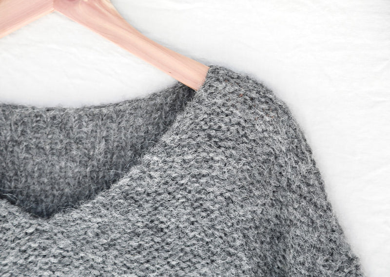 Charcoal Nuna Brushed Sweater - Sefte