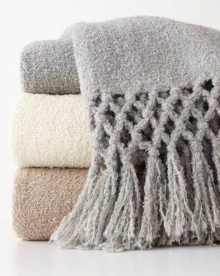 Maya Boucle Alpaca Throw - Sefte