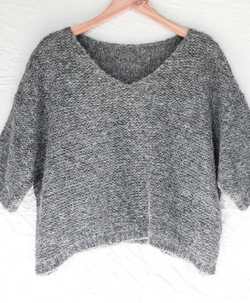 Charcoal Nuna Brushed Sweater - Sefte