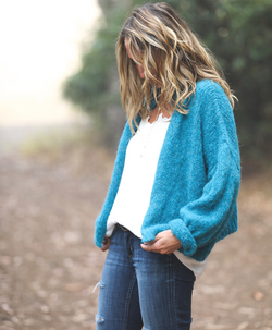 Nuna Cardigan in Peacock - Sefte